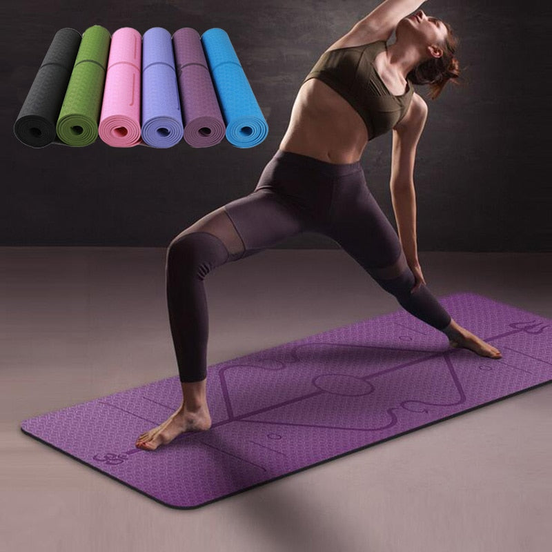 Non Slip TPE Yoga Mat - NSTG (Never Stop the Grind) Health