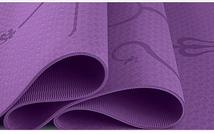 Non Slip TPE Yoga Mat - NSTG (Never Stop the Grind) Health