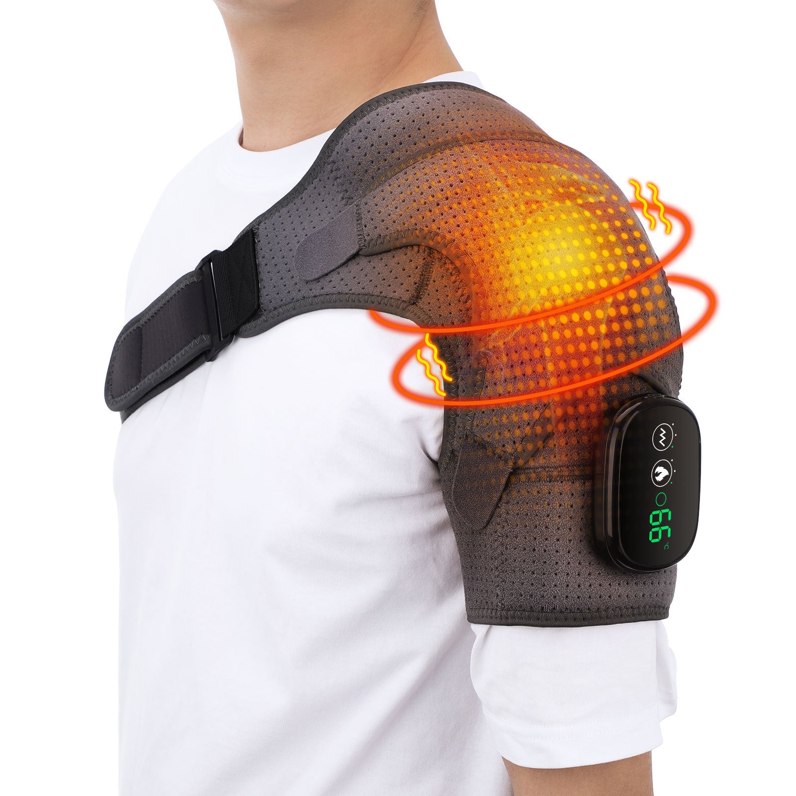 USB Rechargeable Convenient Heating Shoulder Pad - NSTG (Never Stop the Grind) Health