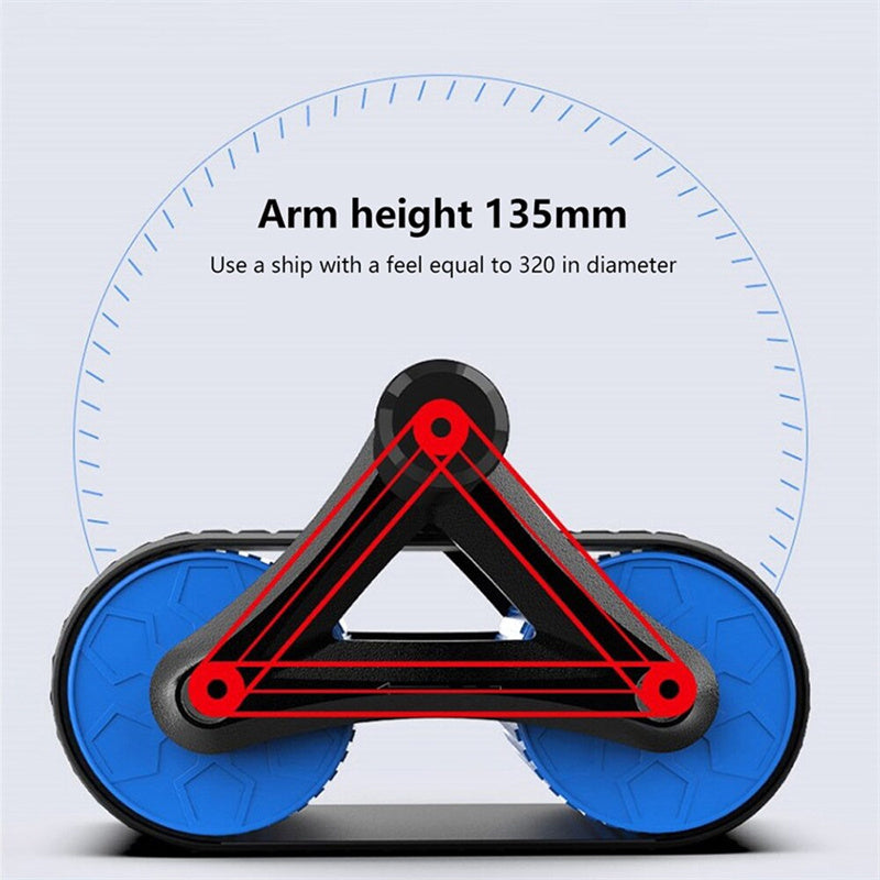 Double Wheel Abdominal Exerciser - NSTG (Never Stop the Grind) Health